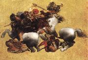 LEONARDO da Vinci Battle of Anghiari oil painting